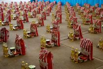 توزیع 1300 بسته کمک معیشتی بین آسیب دیدگان کرونایی در شهرستان برخوار 