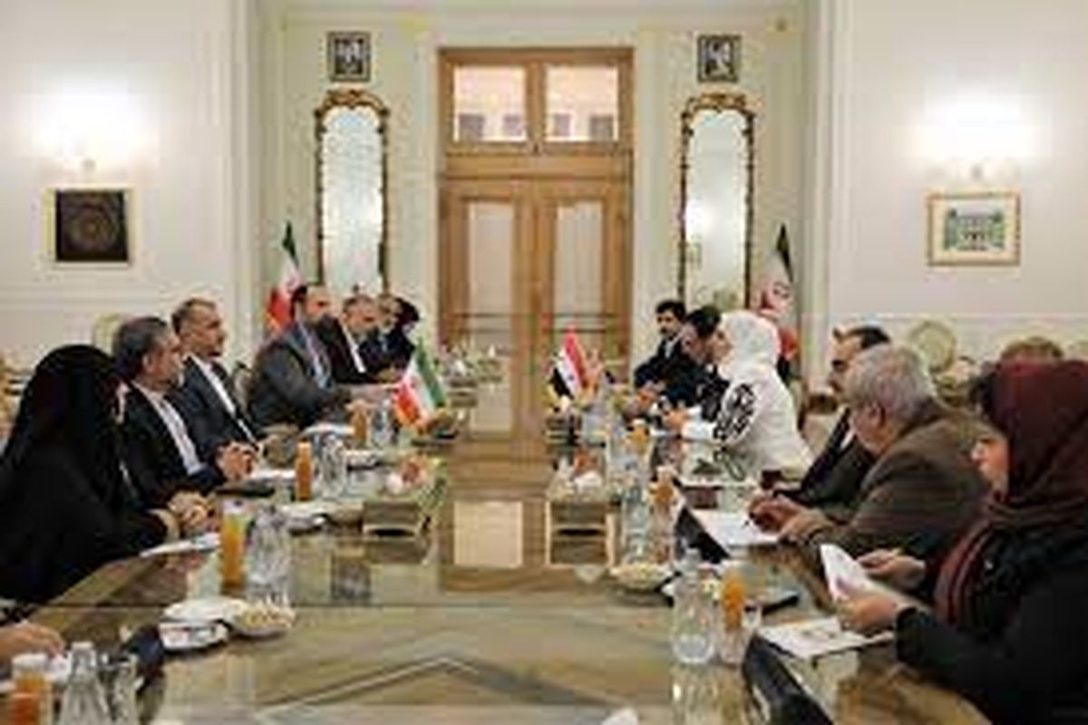 هیات پارلمانی ایران با رئیس پارلمان سوریه دیدار و گفتگو کرد
