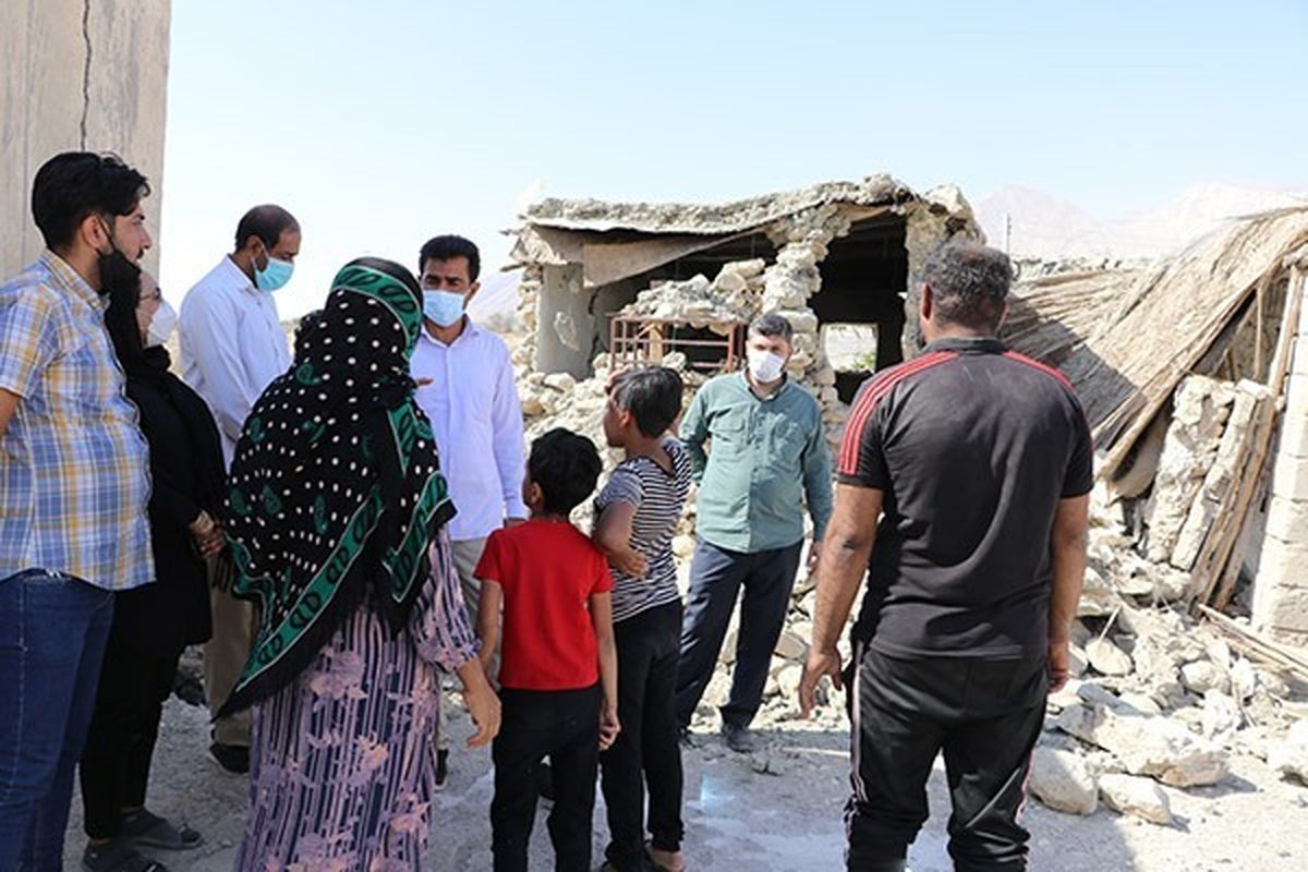 آسیب دیدگی 900 خانوار تحت پوشش کمیته امداد از زلزله هرمزگان