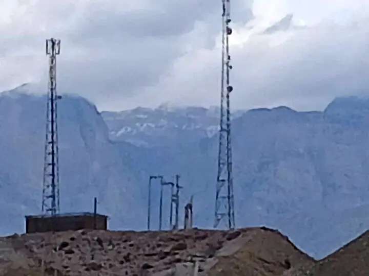 بارش برف ارتفاعات سیاهو را سفیدپوش کرد