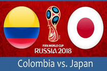 ساعت بازی کلمبیا و ژاپن در جام جهانی