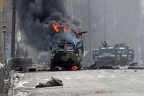 ۳۳۰۰ تانک اوکراین از ابتدای درگیری ها نابود شده است