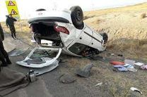 فوت یک جوان 23 ساله بر اثر واژگونی خودرو 206 در اصفهان