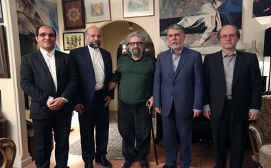 وزیر فرهنگ و ارشاد اسلامی با مسعود کیمیایی دیدار کرد