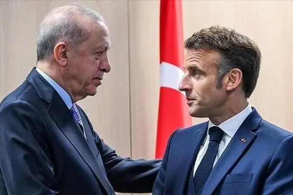 اردوغان و ماکرون  تحولات غزه و اوکراین را بررسی کردند