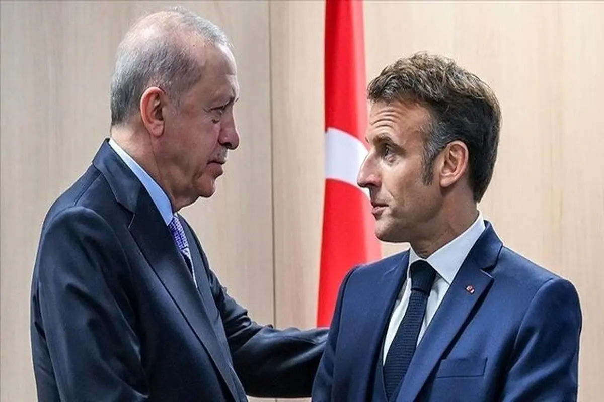 اردوغان و ماکرون  تحولات غزه و اوکراین را بررسی کردند