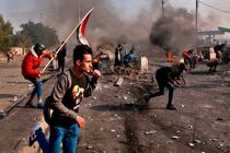 اعتراضات در بغداد 7 مجروح برجا گذاشت
