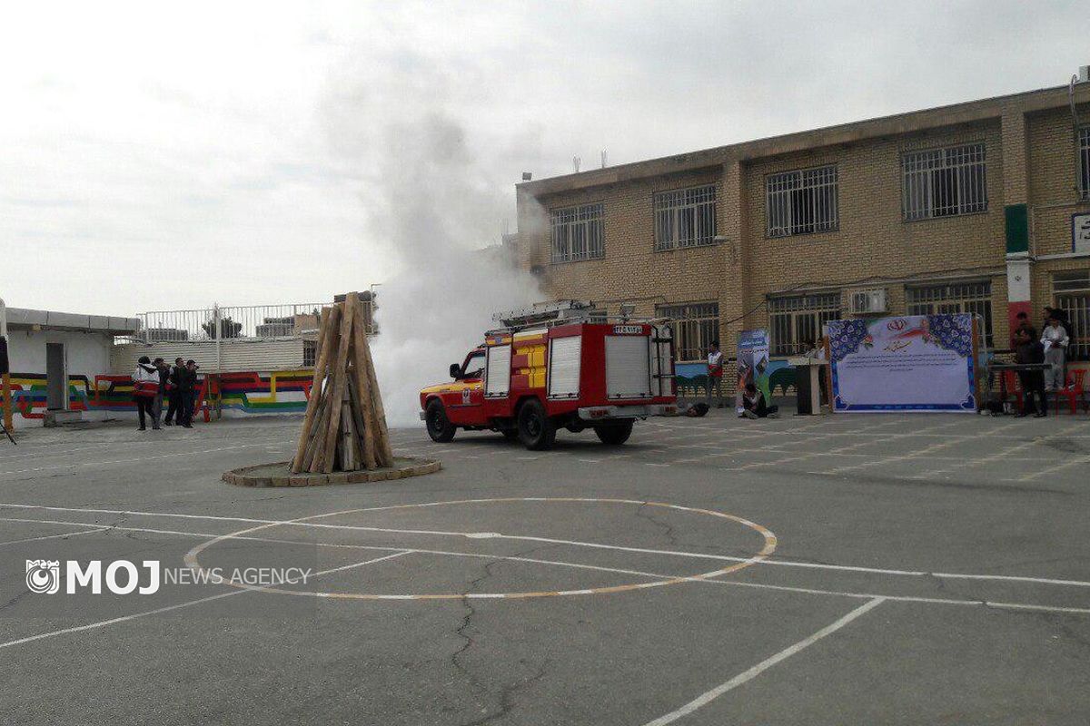 برگزاری مانور آمادگی و پیشگیری از حوادث مراسم چهارشنبه سوری