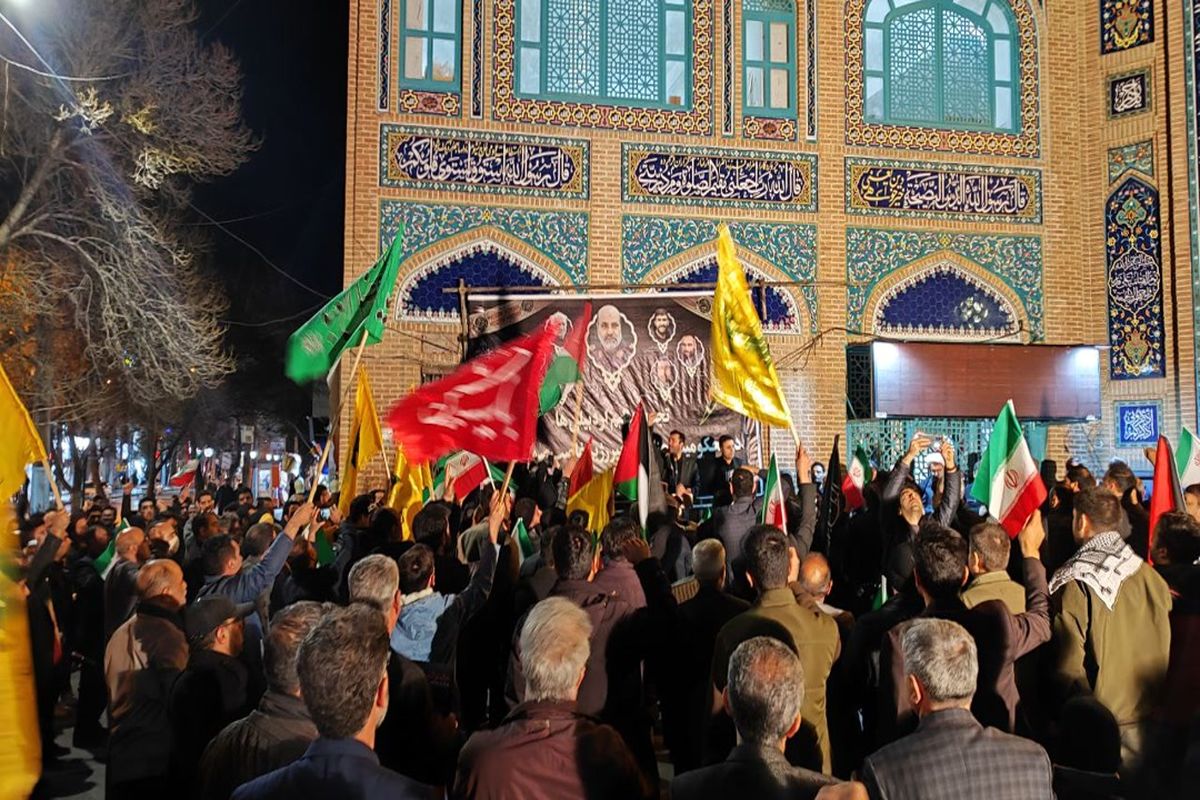  مردم شهرستان‌های مختلف استان اردبیل در محکومیت جنایات رژیم‌صهیونیستی تجمع کردند