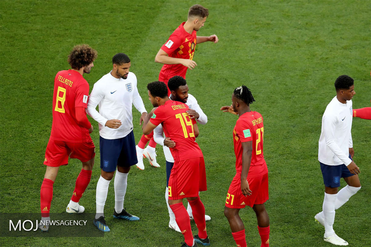 ساعت بازی انگلیس بلژیک در رده بندی جام جهانی 2018 مشخص شد