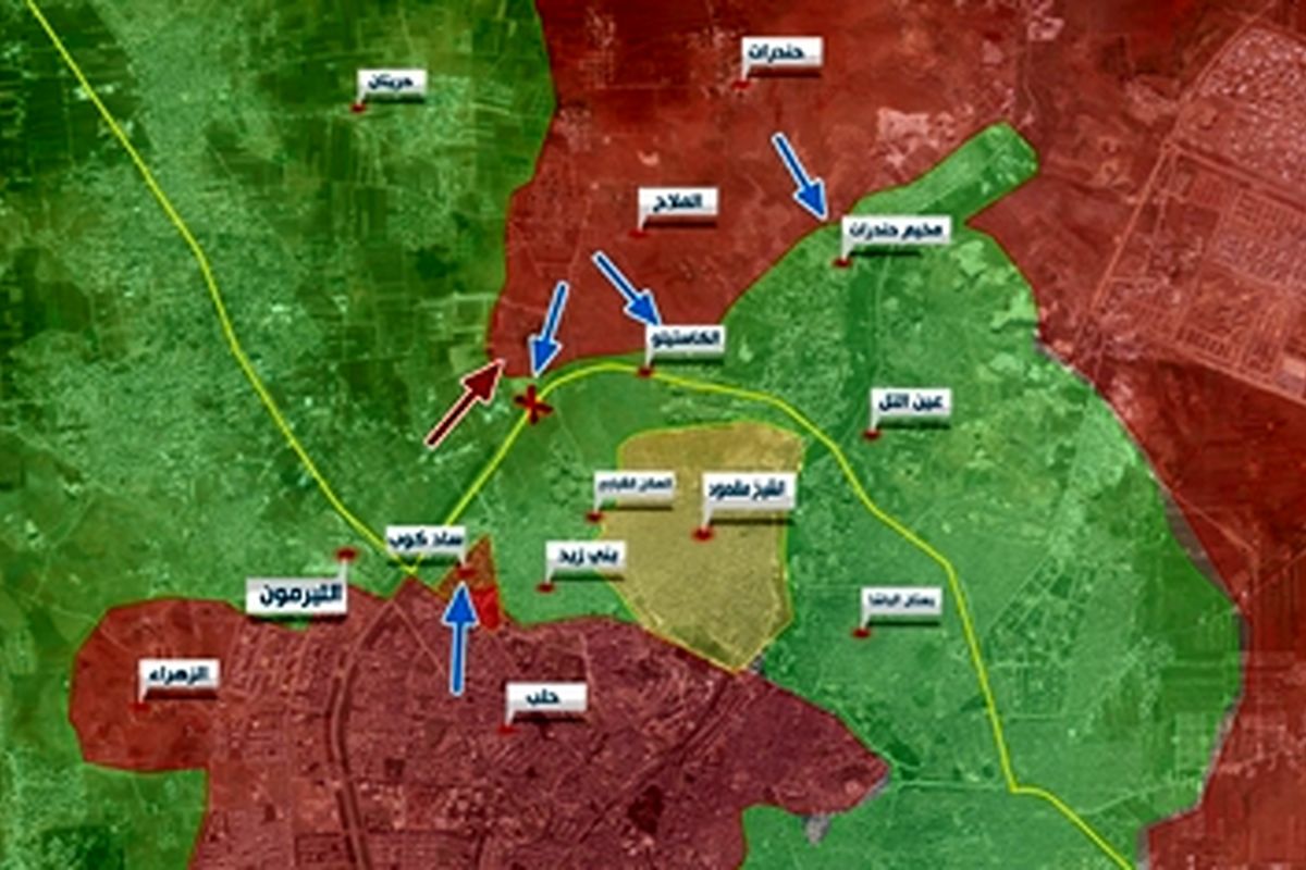پیروزی های تازه ارتش سوریه در شمال حلب