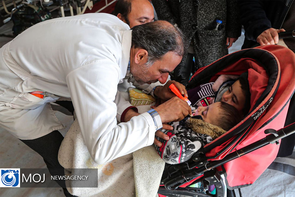 خدمت رسانی بیمارستان سیار نزاجا به زلزله زدگان شهر آدی یامان ترکیه