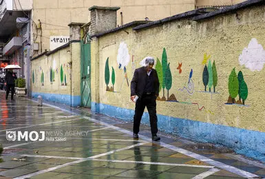 کاهش دما و بارش باران در استان‌های شمالی کشور
