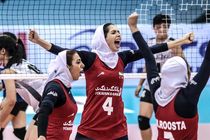 پیروزی دختران والیبالیست ایران مقابل هند/ صعود دو پله ای دختران نوجوان ایران
