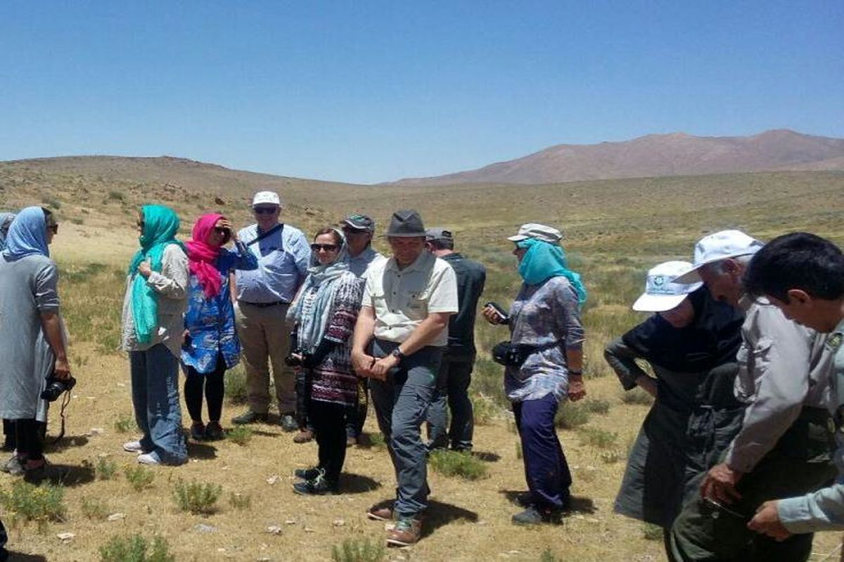 کارشناسان وزارت محیط زیست اتریش از پارک ملی کلاه قاضی اصفهان بازدید کردند