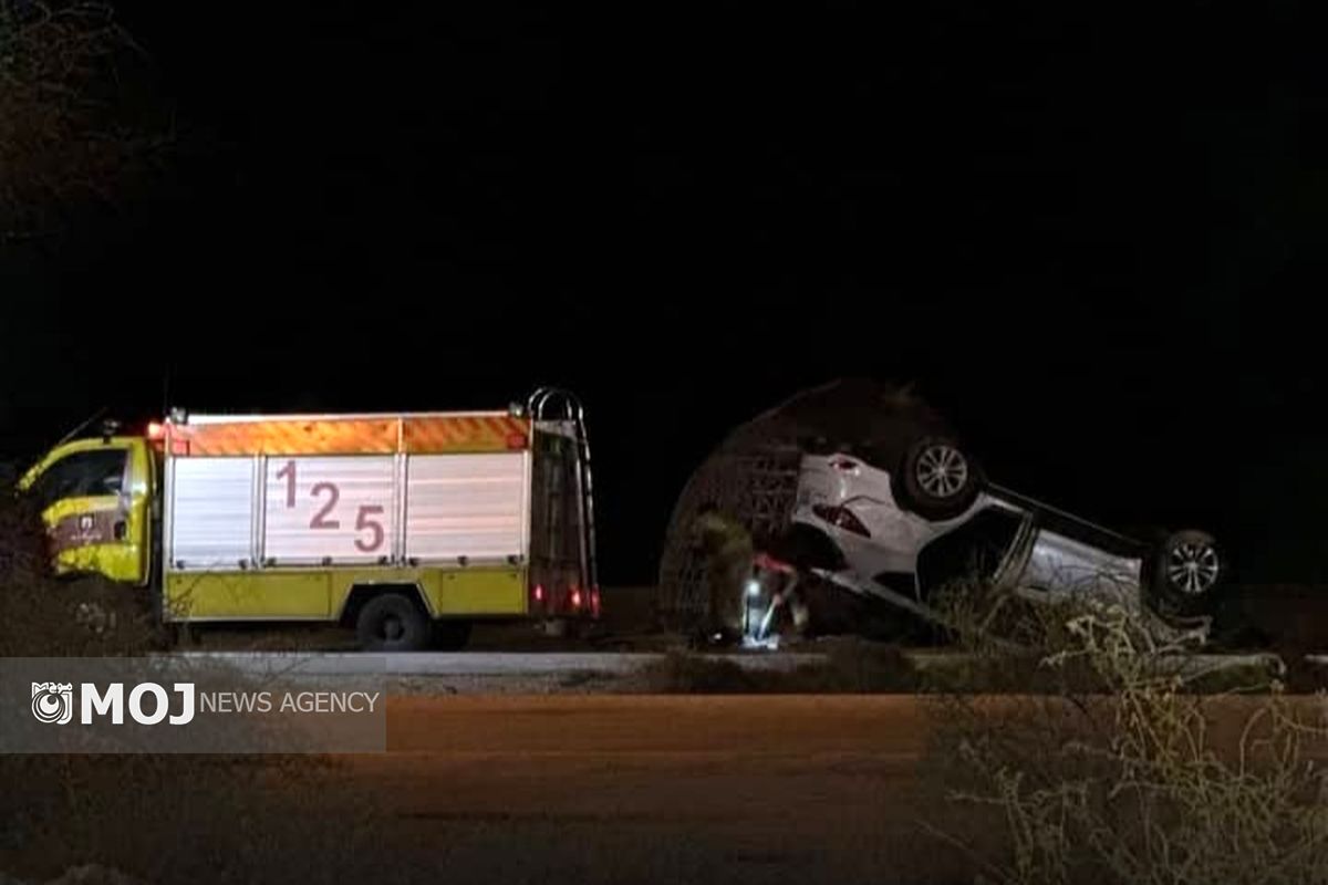 حادثه رانندگی در کیش