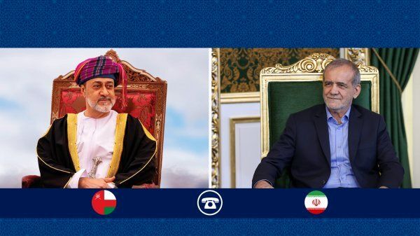 مسعود پزشکیان و سلطان عمان گفتگوی تلفنی انجام دادند