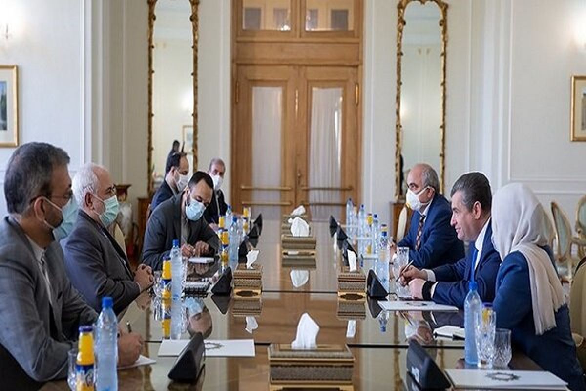 رئیس کمیته روابط خارجی دومای روسیه با ظریف دیدار کرد