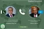 دبیرکل سازمان ملل و وزیرخارجه پاکستان با محوریت صلح منطقه رایزنی کردند