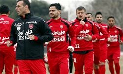 تمرین با نشاط پرسپولیس با حضور ملی‌پوشان در هوای بهاری