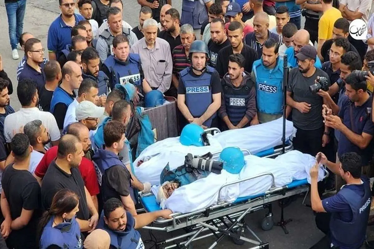۹ خبرنگار و ۳۵۸ غیرنظامی در غزه طی یک هفته گذشته به شهادت رسیدند