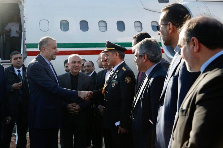 وزیر امور خارجه ایران وارد ارمنستان شد