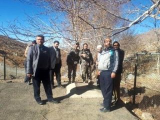 بازدید دادستان نظامی استان اصفهان از قنوات و چشمه های زفره