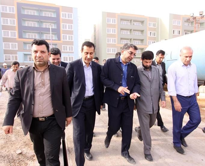 استاندار خوزستان از پروژه ۲هزار واحدی مسکن مهر نفت اهواز بازدید کرد