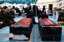 پیکرهای همسر و فرزند معاون رئیس‌جمهور در مشهد تشییع شد