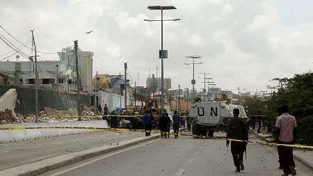 شمار قربانیان حمله انتحاری در موگادیشو به ۲۲ تن افزایش یافت