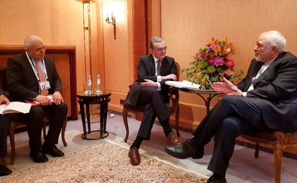 وزیر خارجه ارمنستان و ایران در مونیخ دیدار کردند
