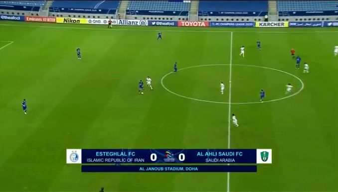 گزارش زنده بازی استقلال و الاهلی عربستان/ استقلال 3   الاهلی عربستان 0