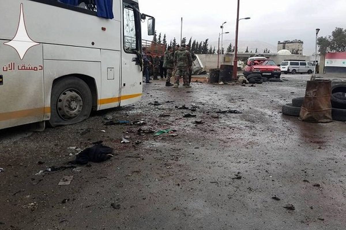 انفجار تروریستی در حمص 11 کشته و زخمی بر جا گذاشت