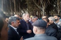 هیاتی از کمیسیون امنیت ملی در محل حمله تروریستی کرمان حضور یافتند