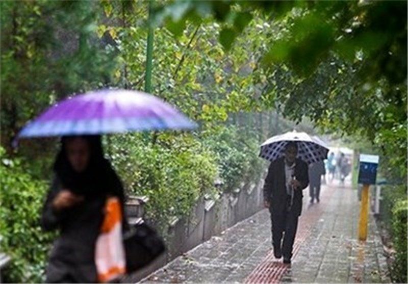وقوع بارش‌های رگباری و خنک شدن هوای مازندران