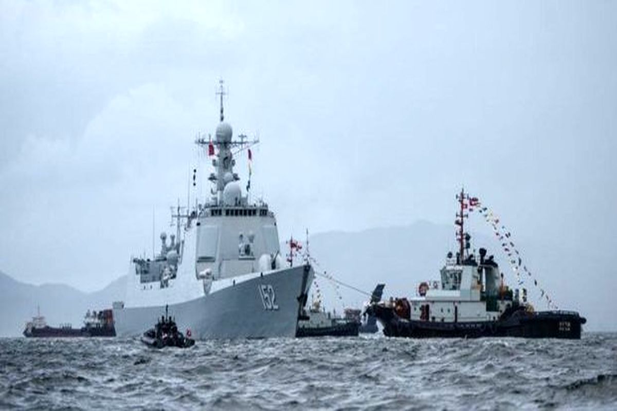 رزمایش نیروی دریایی چین 