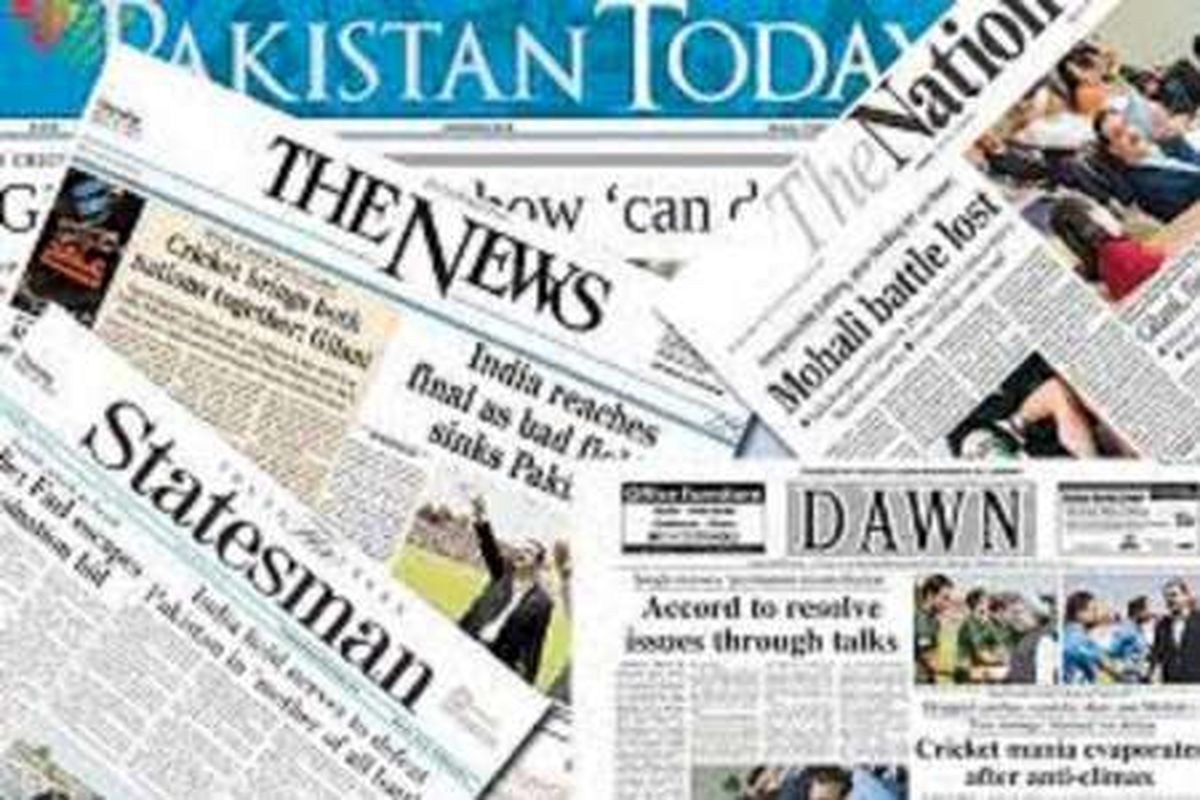 مهمترین عناوین روزنامه های امروز چهارشنبه پاکستان 