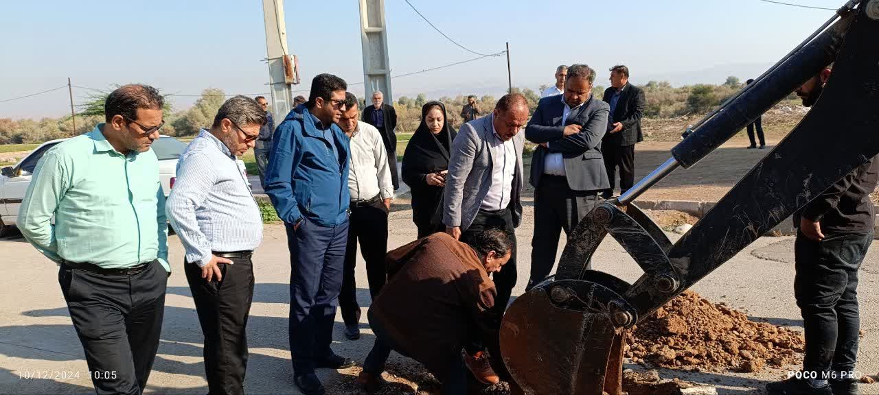 اصلاح شبکه آب شرب خیابان شهید محمدزاده، جنت مکان عملیاتی شد