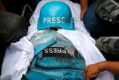 خبرنگار فلسطینی به همراه همسر و فرزندش شهید شد