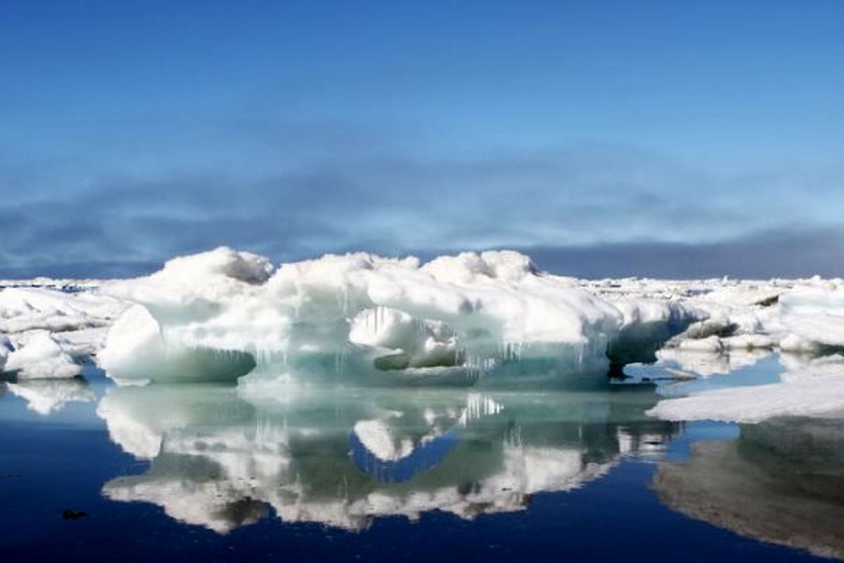 یخ های قطب شمال با سرعت در حال ذوب شدن هستند