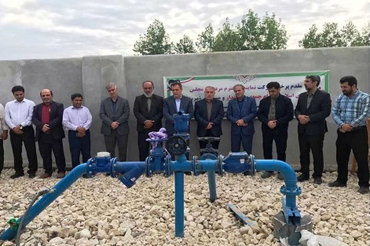 بهره مندی 770 خانوار روستایی گلوگاه از آب آشامیدنی سالم و بهداشتی