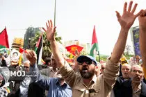 تجمع مردم استان تهران بعد از نماز جمعه در محکومیت جنایات صهیونیست ها