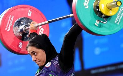 الهه رزاقی، دختر وزنه‌بردار ایران نایب قهرمان آسیا شد