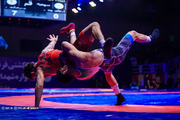 قهرمان کشتی فرنگی ایران به خوزستان رسید