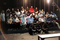 کاظم هژیرآزاد و ناهید مسلمی تئاتر " به علی گفت مادرش روزی" را دیدند