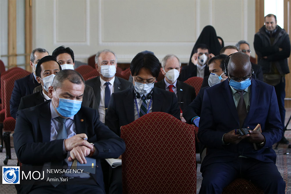 نشست سفرا، نمایندگان سازمان های جهانی و وزارت بهداشت در خصوص کرونا