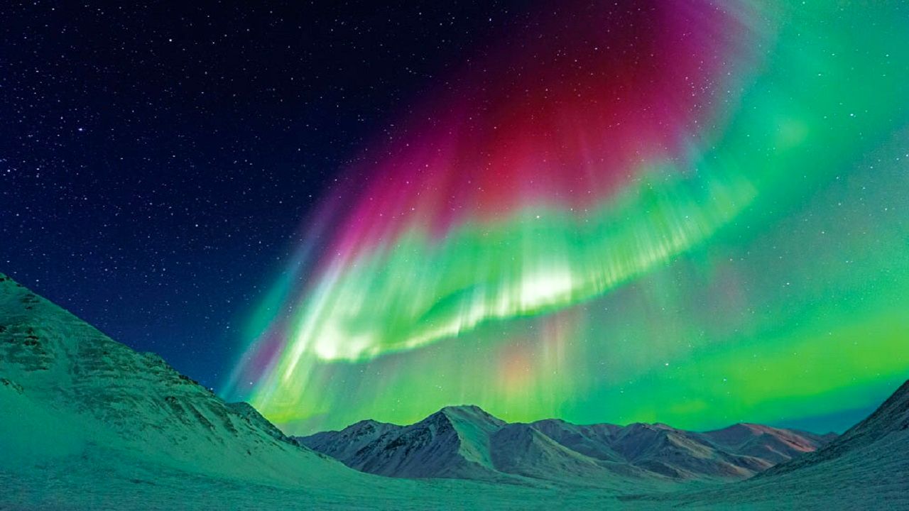تصاویری از شفق قطبی تا طلوع ماه