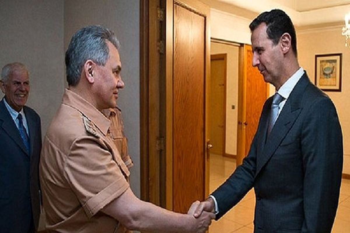 وزیر دفاع روسیه با بشار اسد دیدار کرد