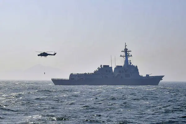 برگزاری رزمایش دریایی کره‌جنوبی و آمریکا