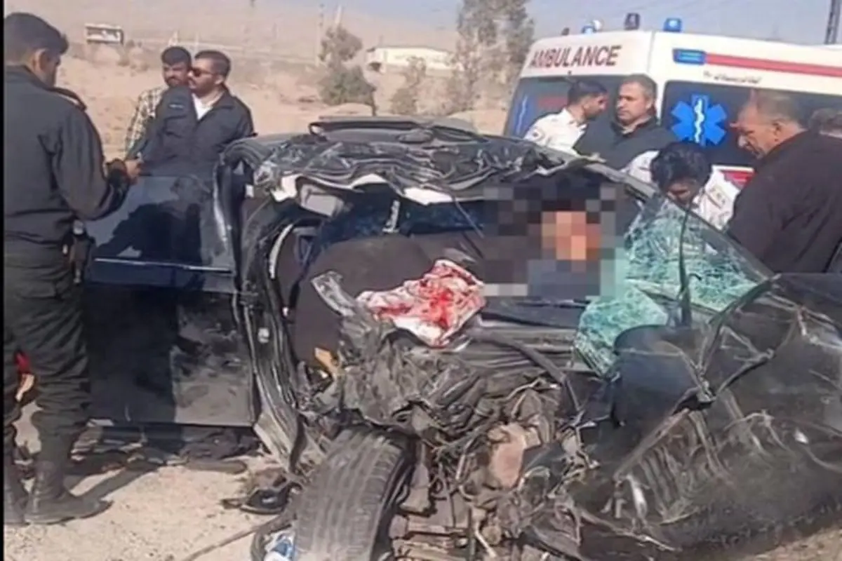 تصادف ماشین خانواده اسماعیل سقاب اصفهانی
